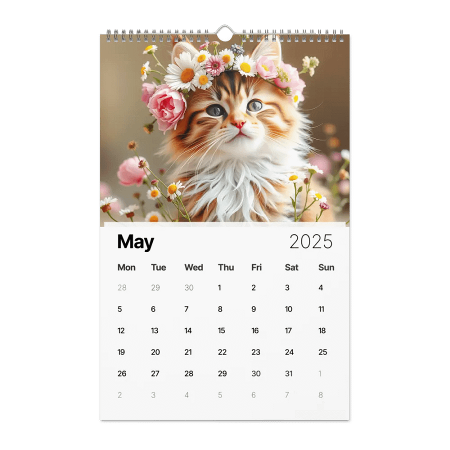 Adventurous Cat Wall Calendar 2025 product image (5)