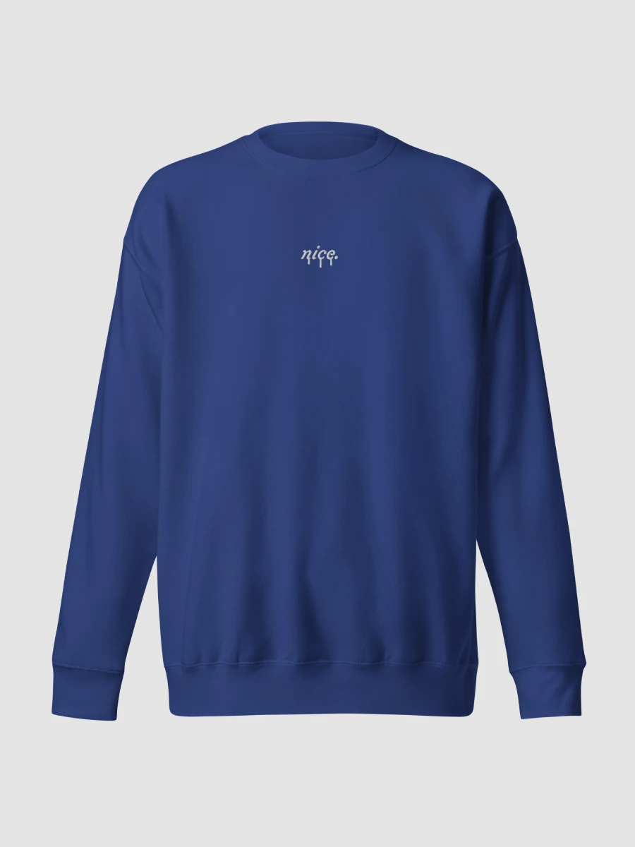 Premium 'Nice.' Drip Sweatshirt (Blue) product image (8)