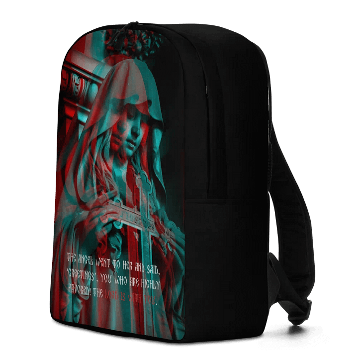 Holy Mary Divine Messenger All-Over Print Backpack product image (2)