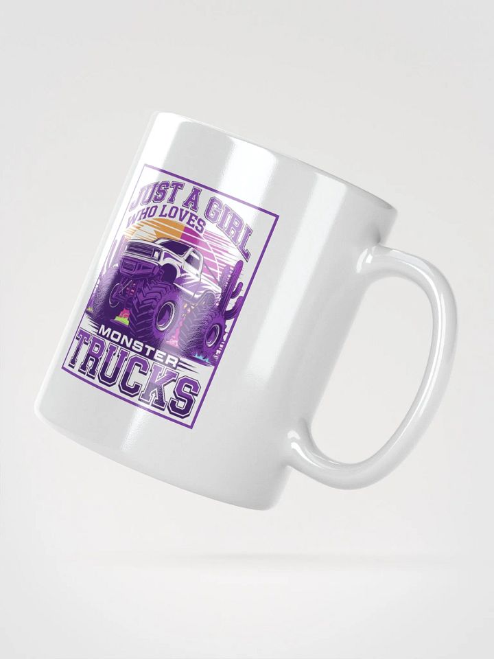 "JUST A GIRL WHO LOVES MONSTER TRUCKS" Mug product image (2)
