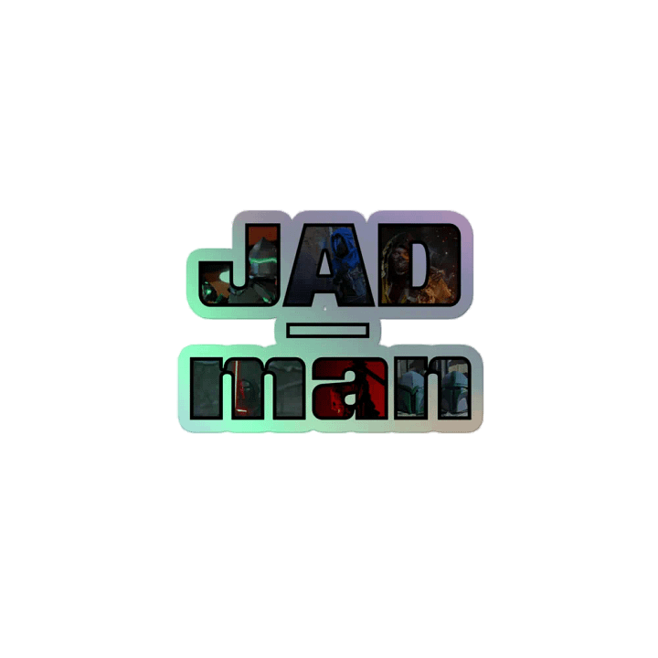 JAD-man Logo Holographic Sticker product image (2)