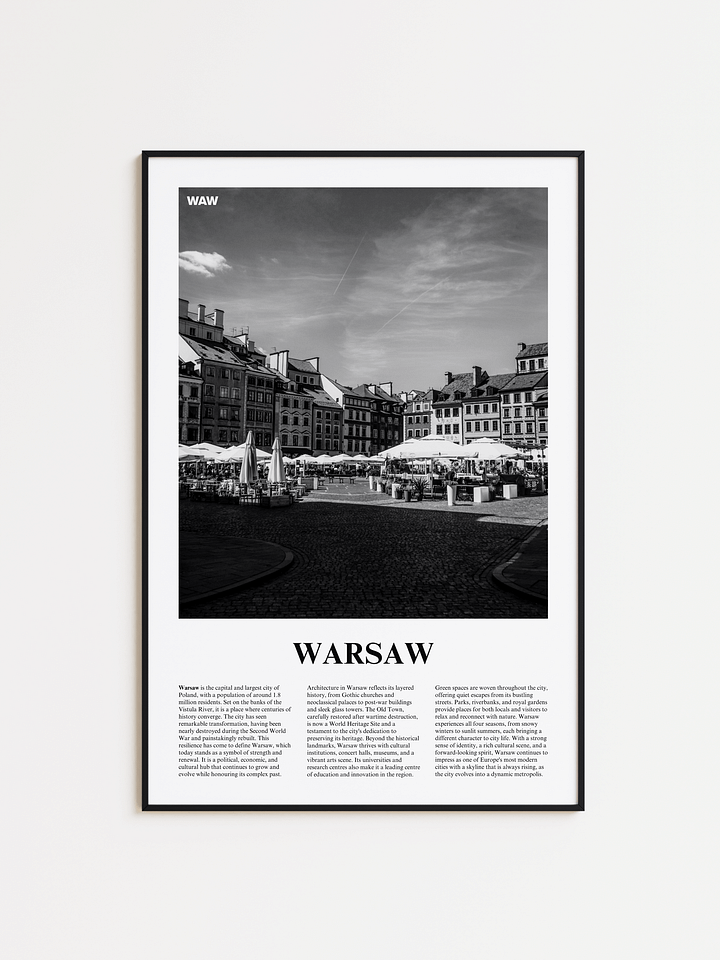 Warsaw 03 Newspaper Poster product image (1)