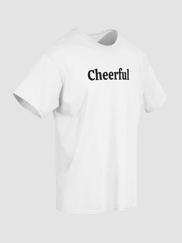 "Cheerful” My Vibe Cotton T-Shirt product image (2)