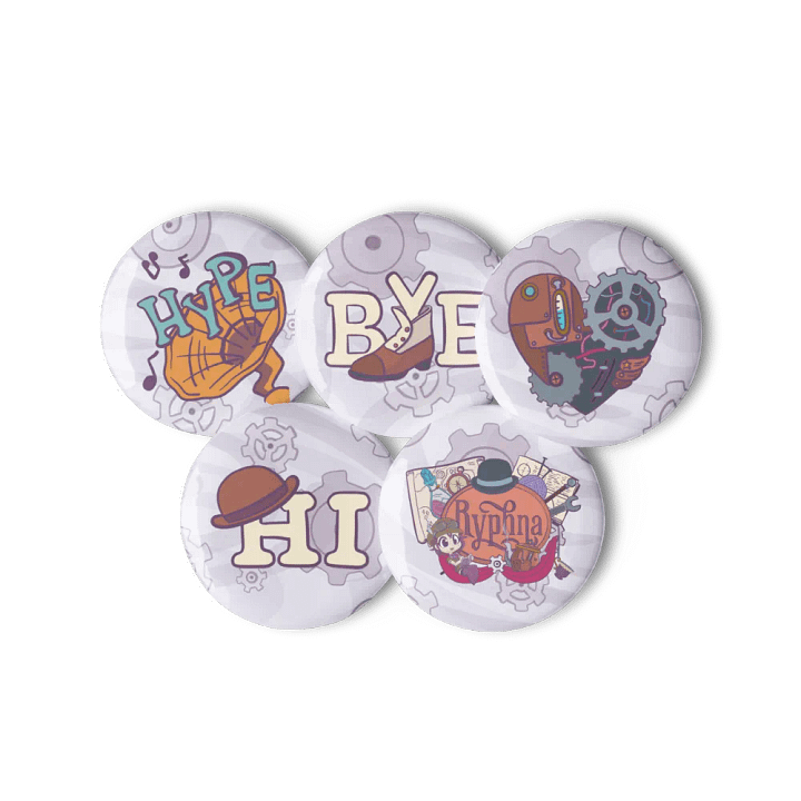Steampunk Button Set product image (1)