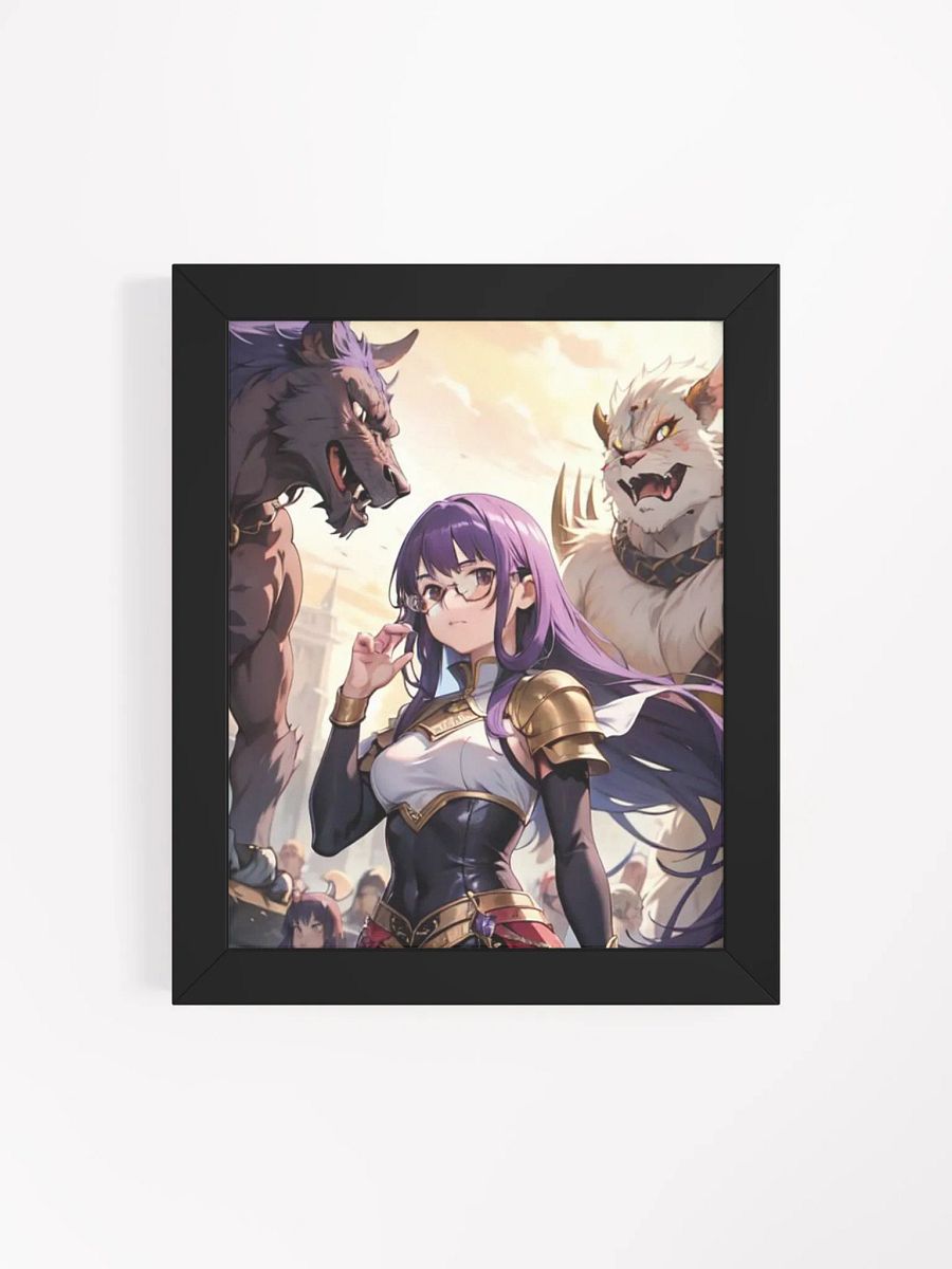 Purple K Warrior Poster w/ Frame product image (4)