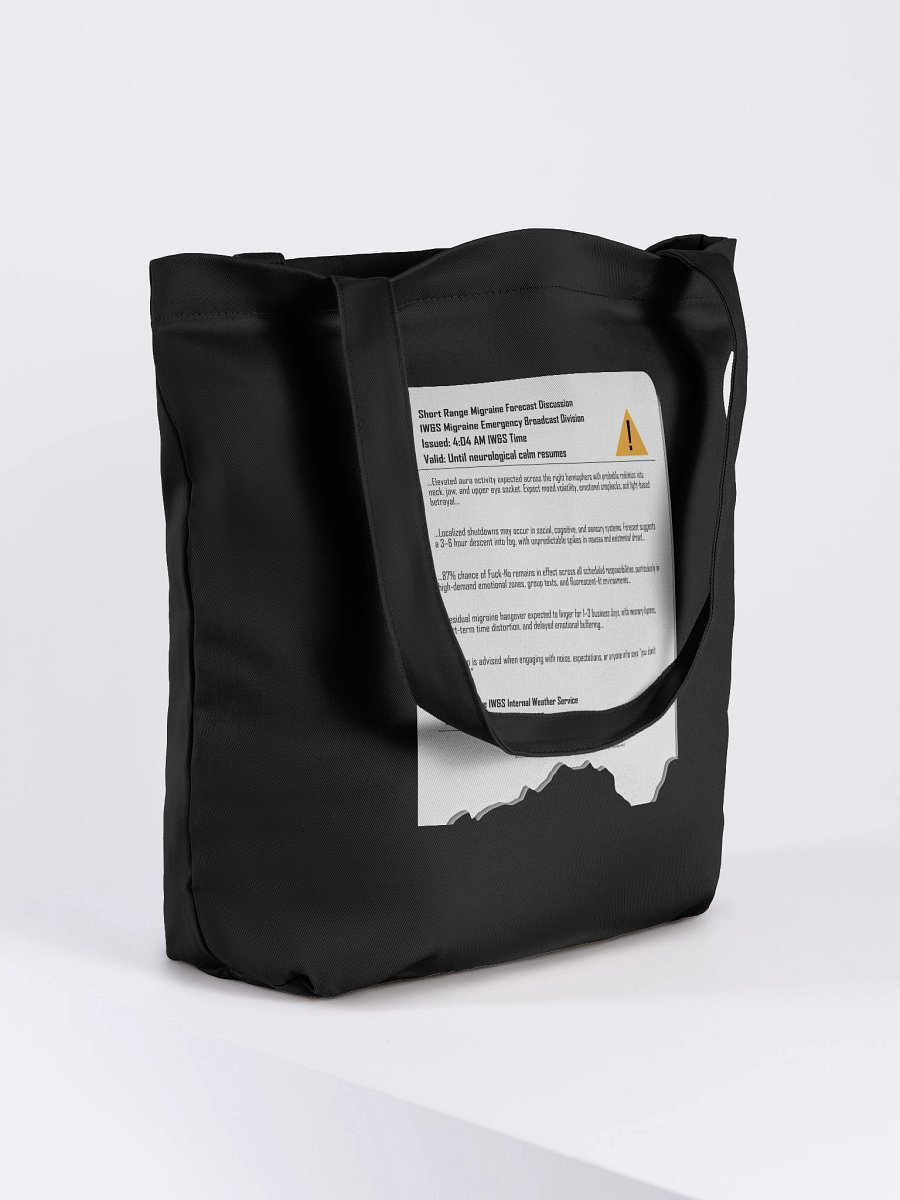 Internal Weather Service: Migraine Report Tote product image (4)