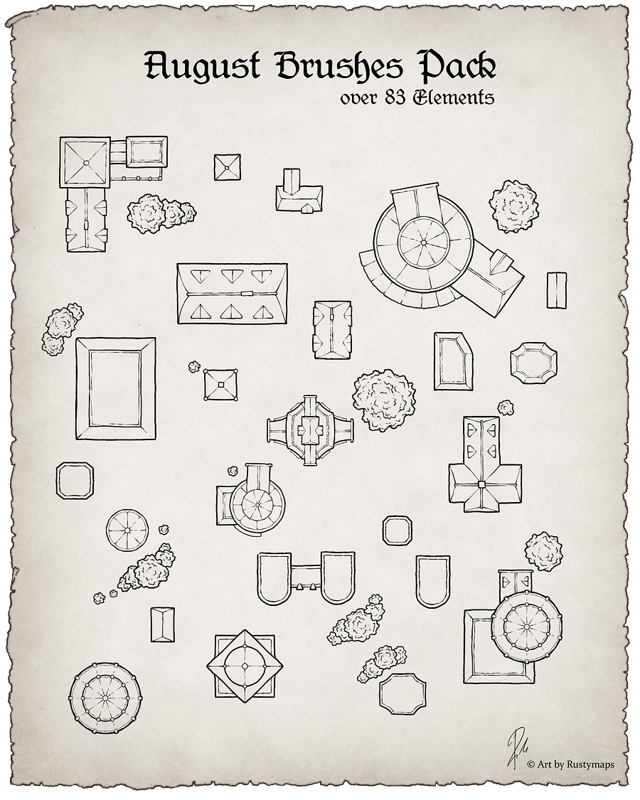 Map maker - Brush final bundle Pack product image (5)