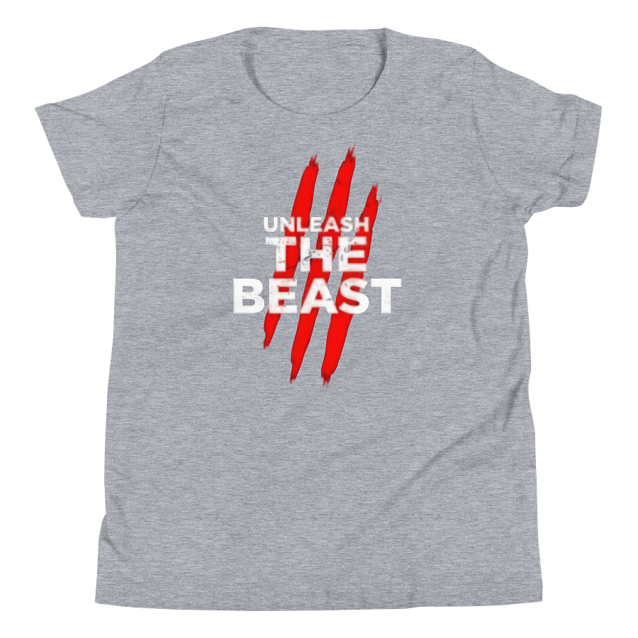 Kids Youth Short Sleeve T-Shirt Unleash Beast Graphic product image (4)