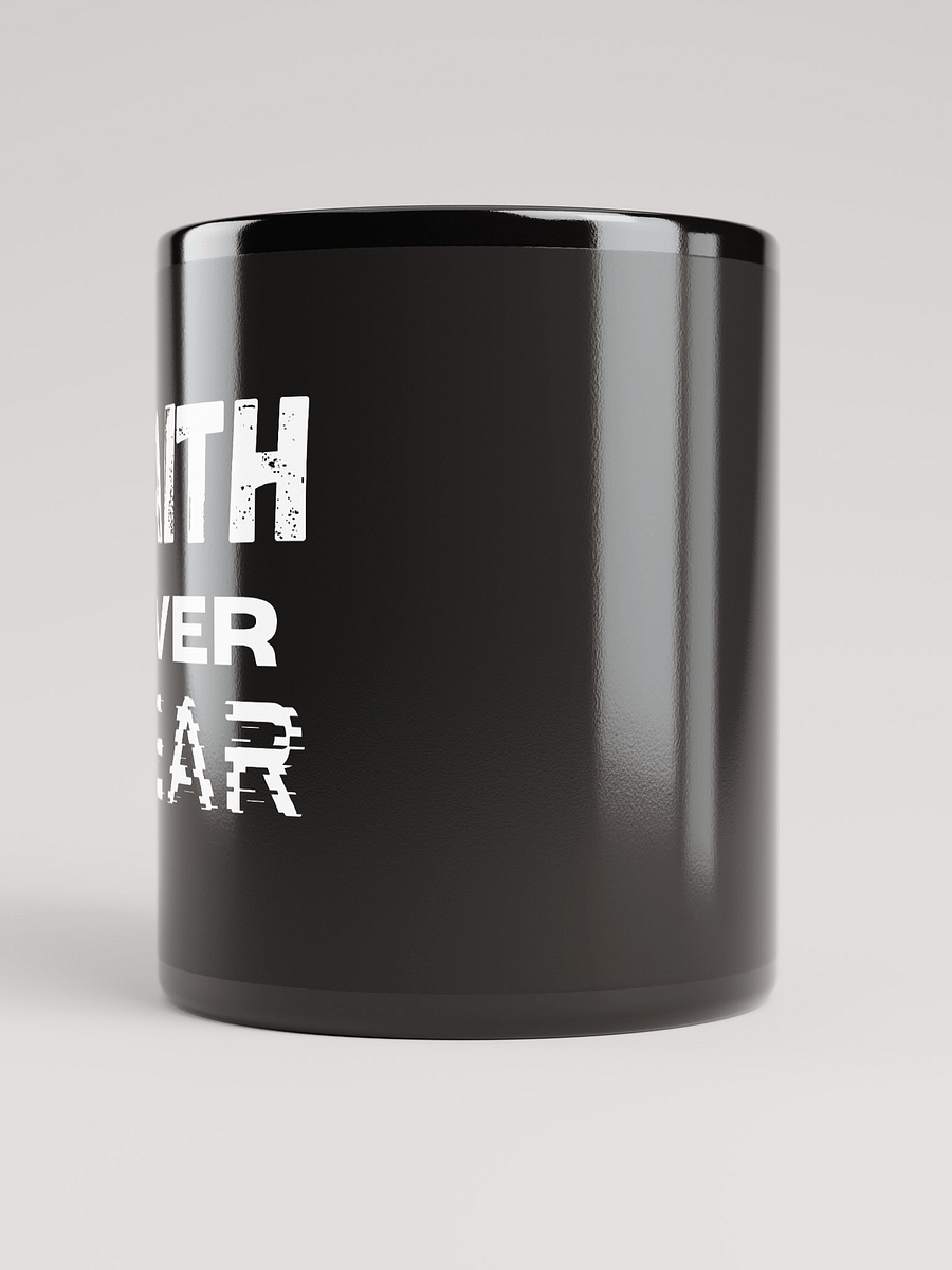 Faith Over Fear Black Glossy Mug product image (9)