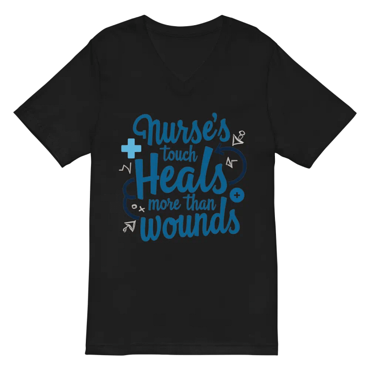 Nurse's Touch V-Neck Tee product image (3)