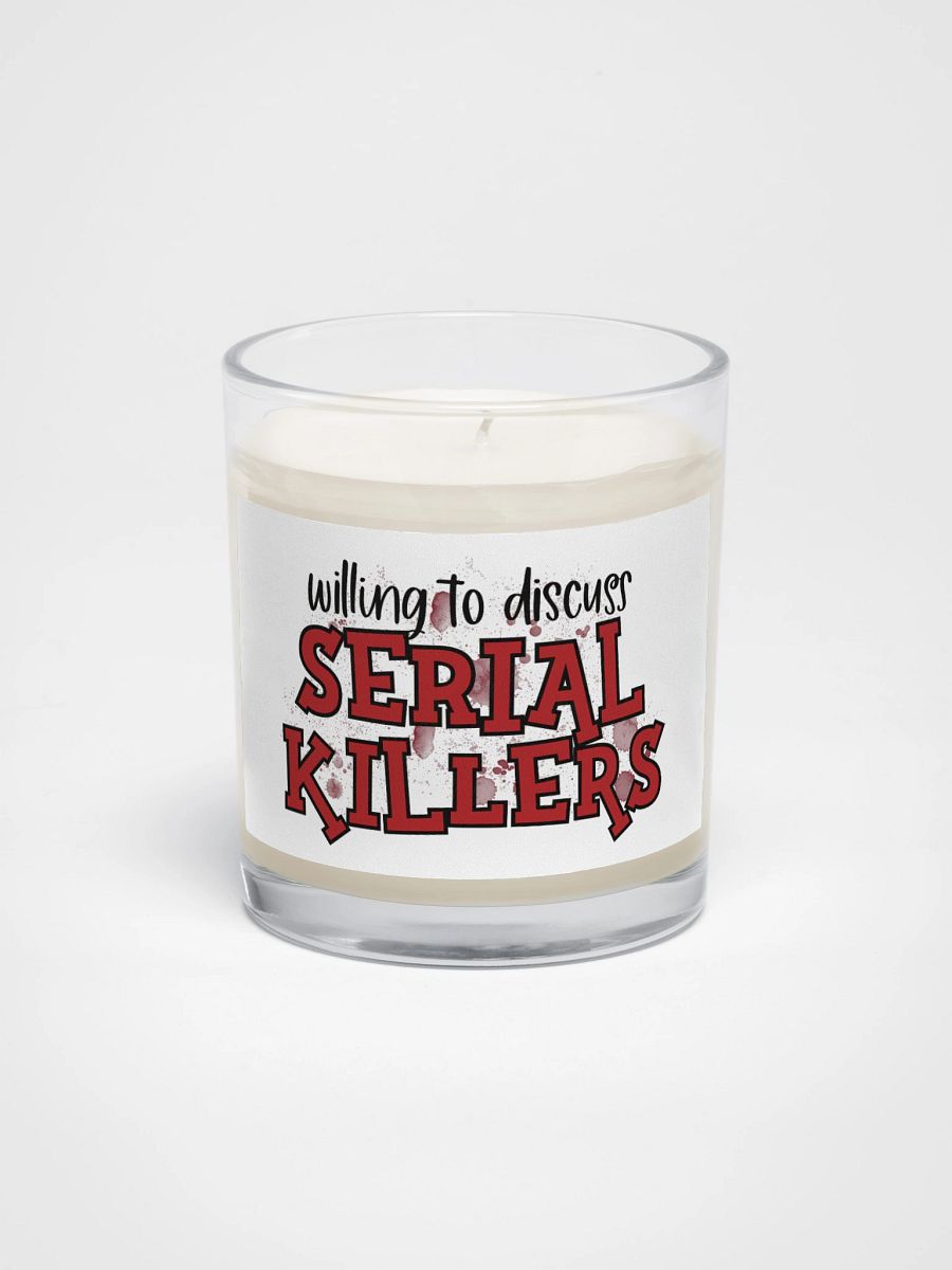 Bold Red Serial Killers Soy Wax Candle product image (1)