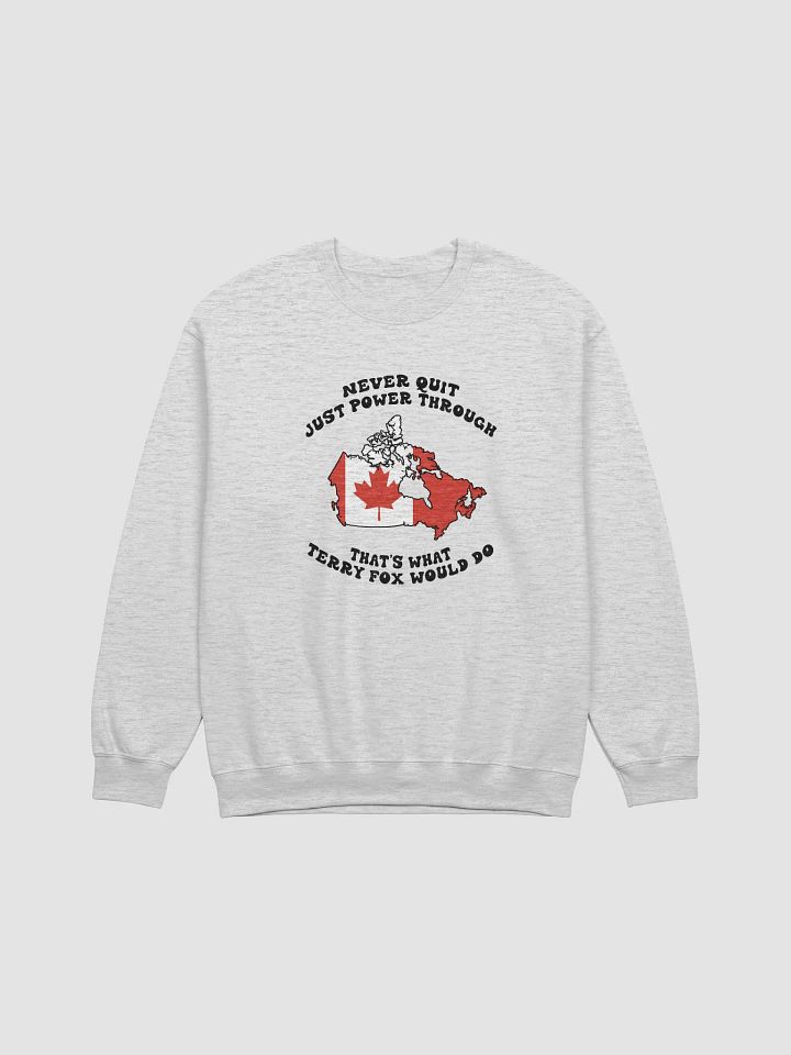 Never Quit Terry Fox Crewneck product image (1)
