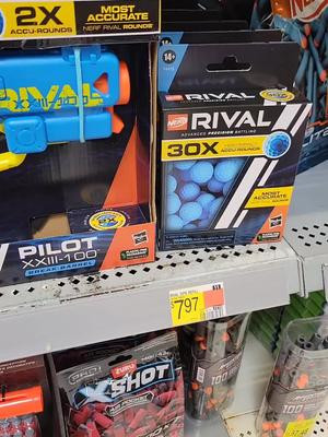 Nerf Rival Mirage now at Walmarts! #nerf #nerfrival #nerfmirage #nerfblaster #nerfguns #walmart #fyp 