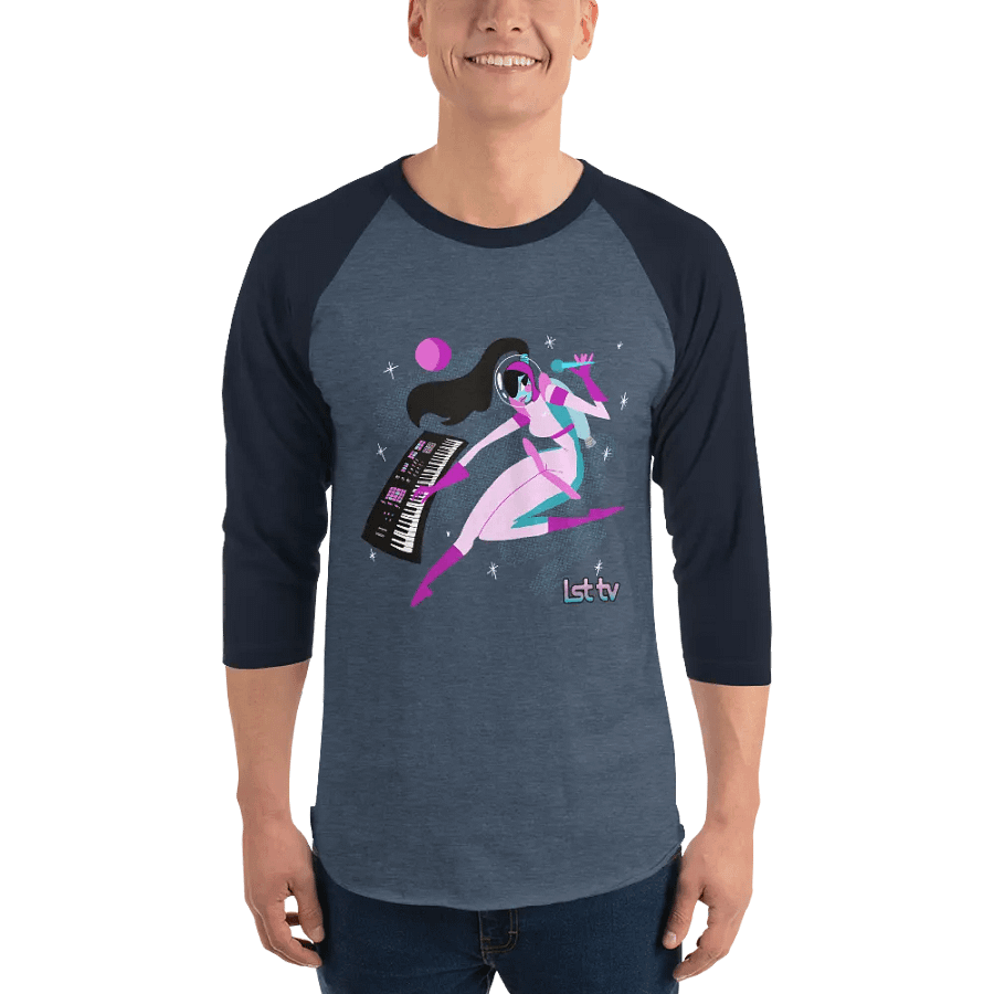 Astro-Synthpop Cutie Raglan Long Sleeve T product image (1)