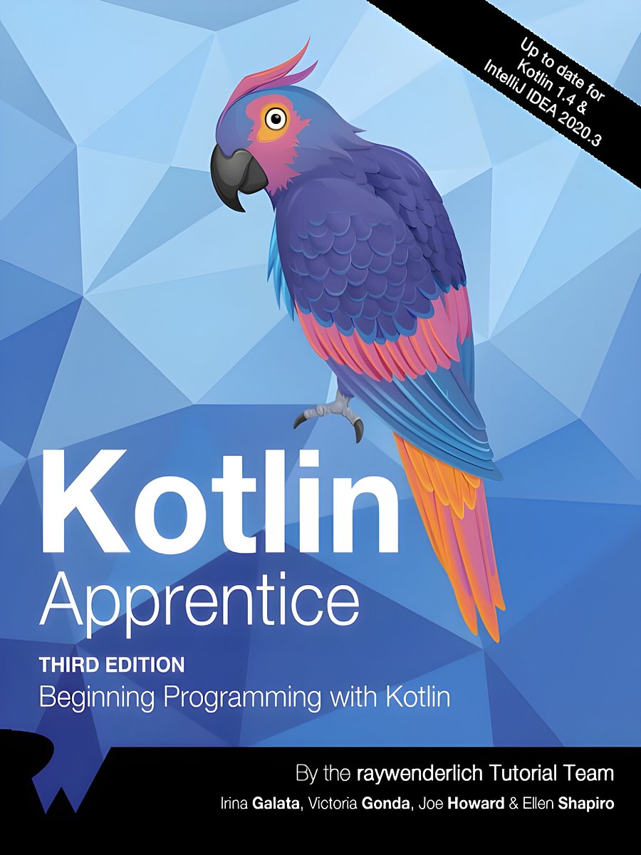 Kotlin Apprentice (Third Edition): Beginning Programming with Kotlin product image (1)