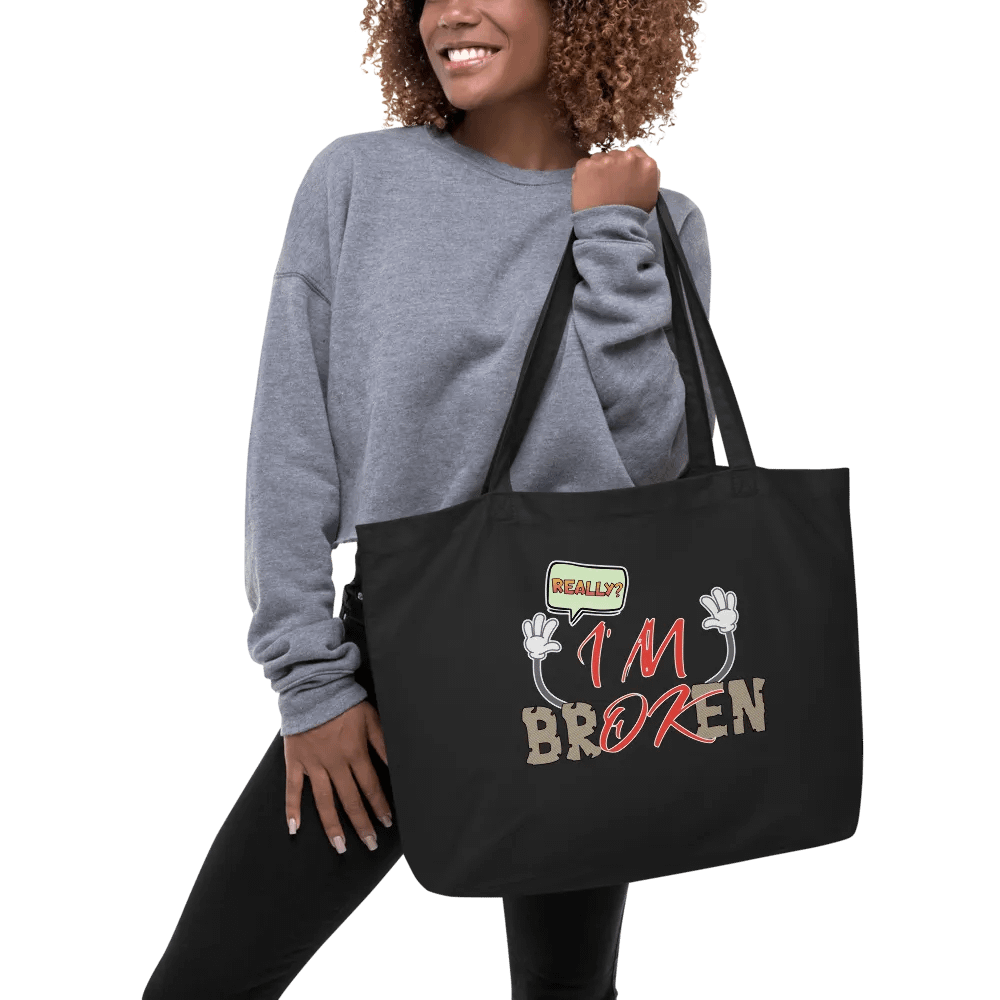 Im Broken Im Ok Shrug It Off Eco Tote product image (3)