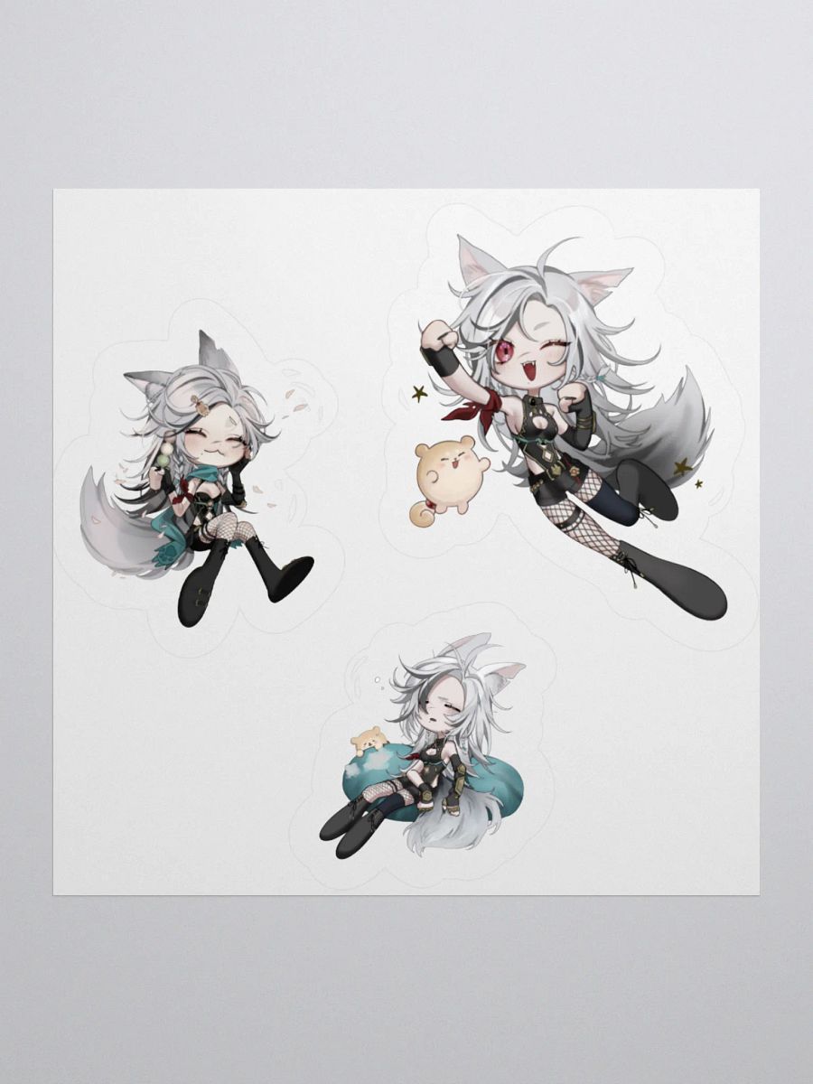 Adventurer Paws Chibi Sticker Set product image (1)