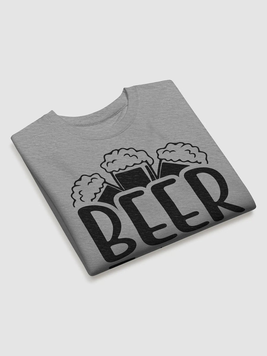 Charcoal Heritage Premium Sweatshirt - Unisex Fit Cheers to Beer Time: The Ultimate Funny Drinking Apparel for Craft Beer Lovers! product image (3)