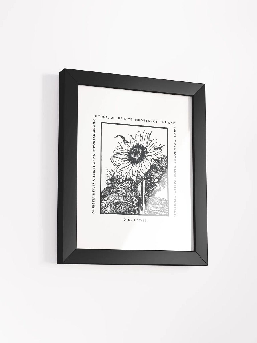 Christianity If True C.S. Lewis Quote Art product image (4)