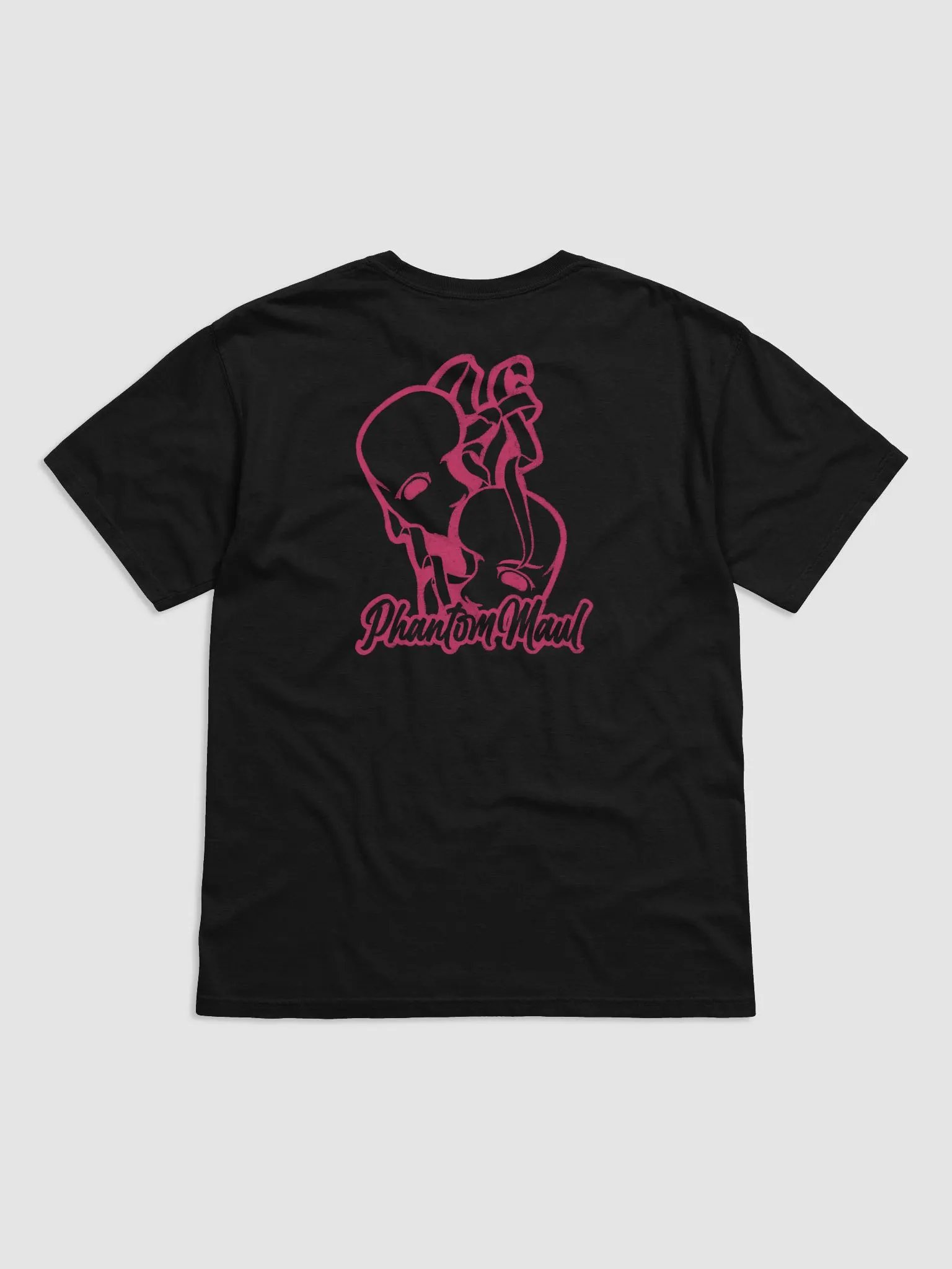 Hot Pink 'PhantomMaul' Heavyweight Tee product image (4)