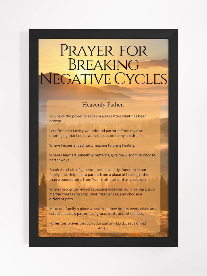 Prayer for Breaking Nagtive Cycles product image (1)