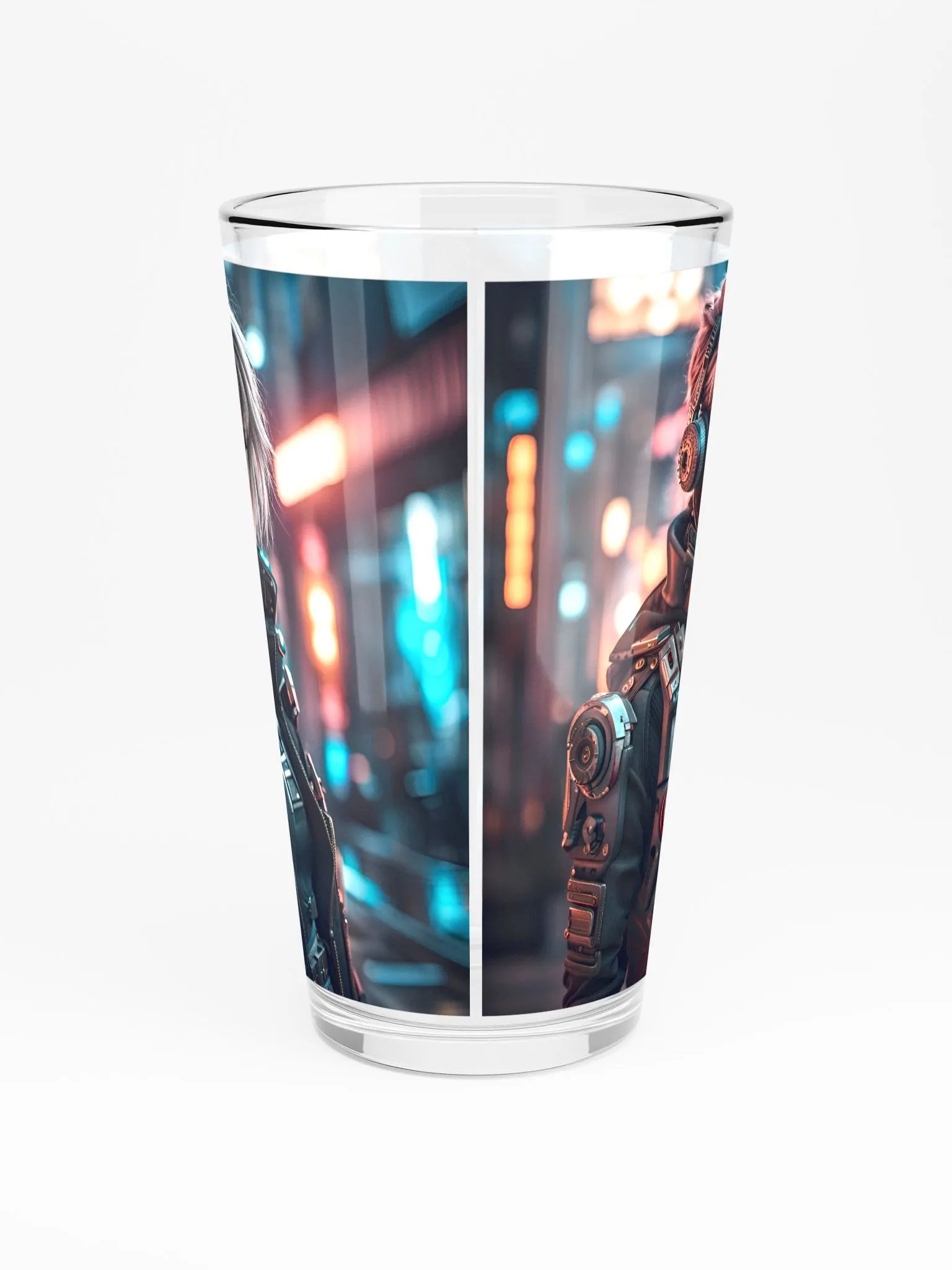 Cyberpunk Female Pint Glass product image (3)