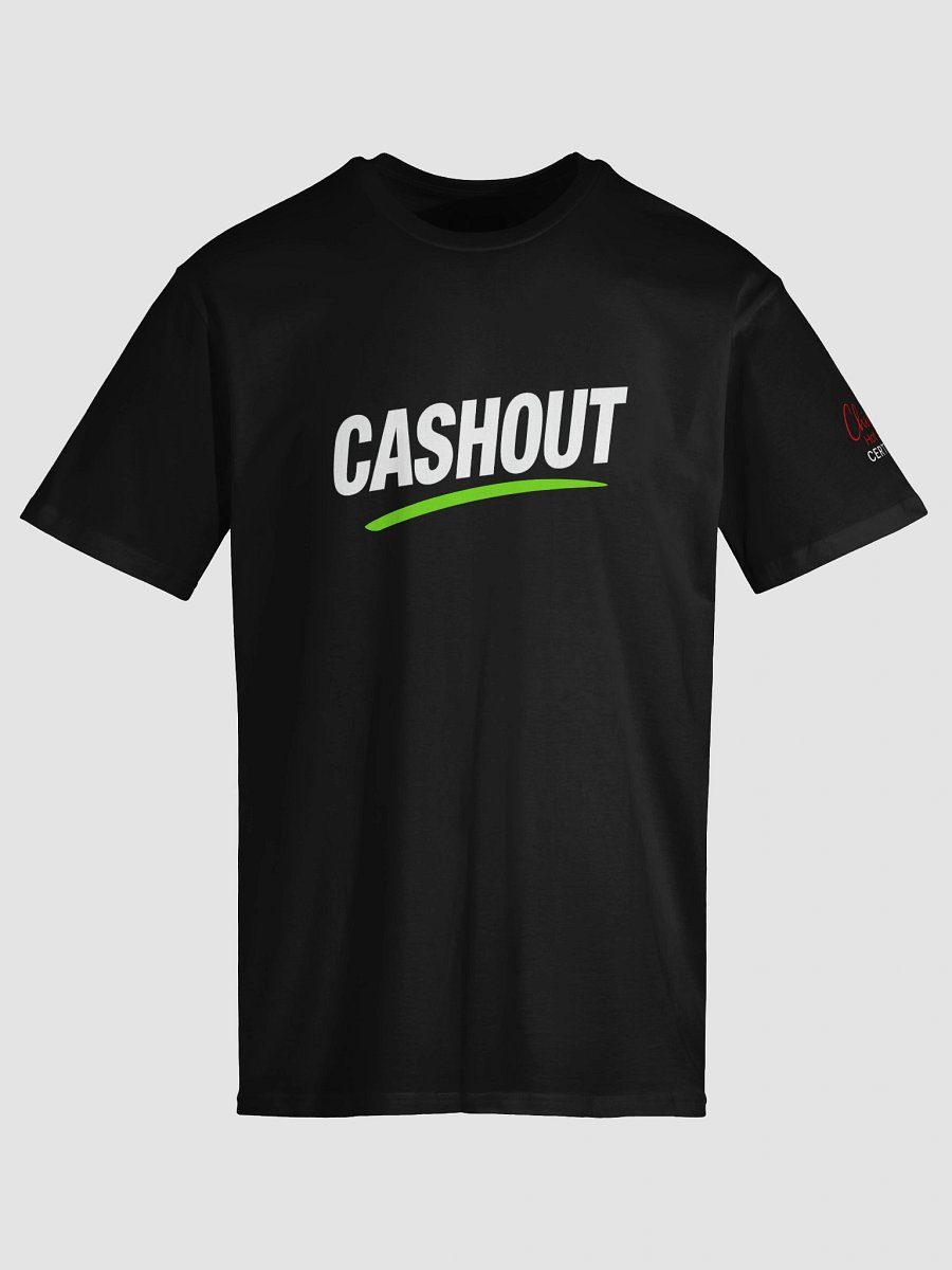 CASHOUT II - "Print and Sprint" Unisex Black Edition Tee product image (7)