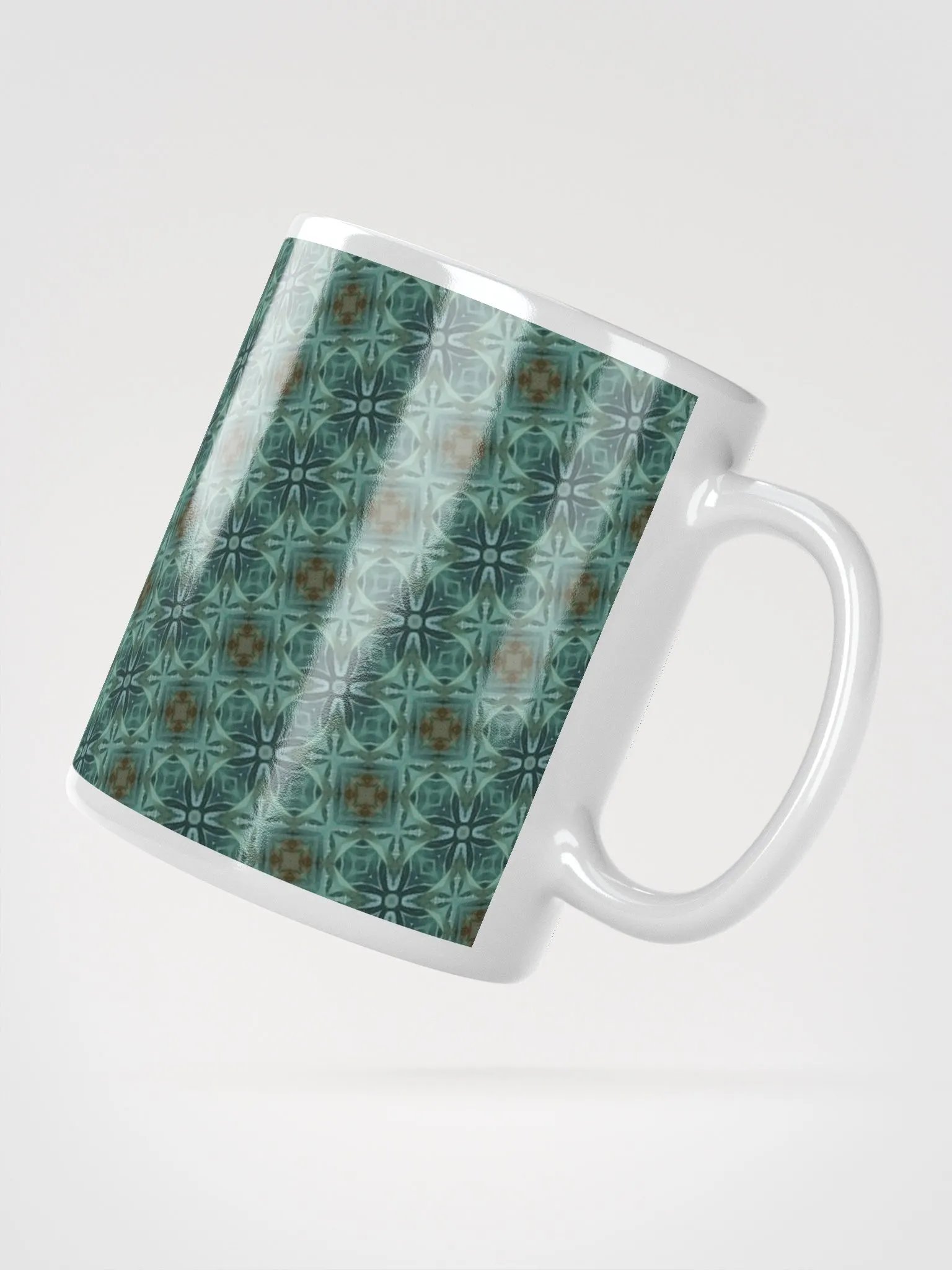 Diagonal Crosses Ceramic Mug product image (2)
