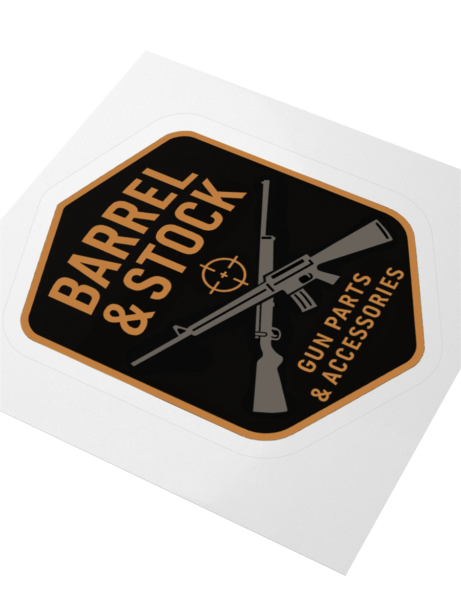 Crossed Firearms Kiss Cut Stickers product image (3)