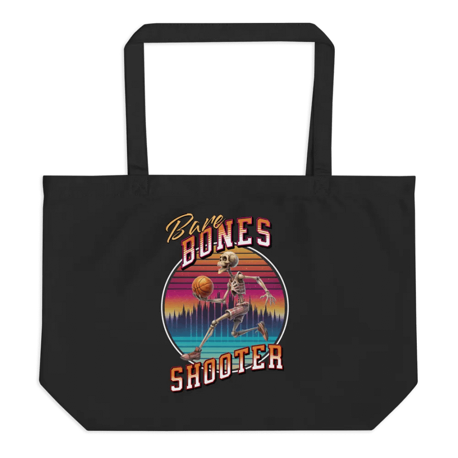 Bare Bones Shooter Sunset Skeleton Basketball Tote product image (1)