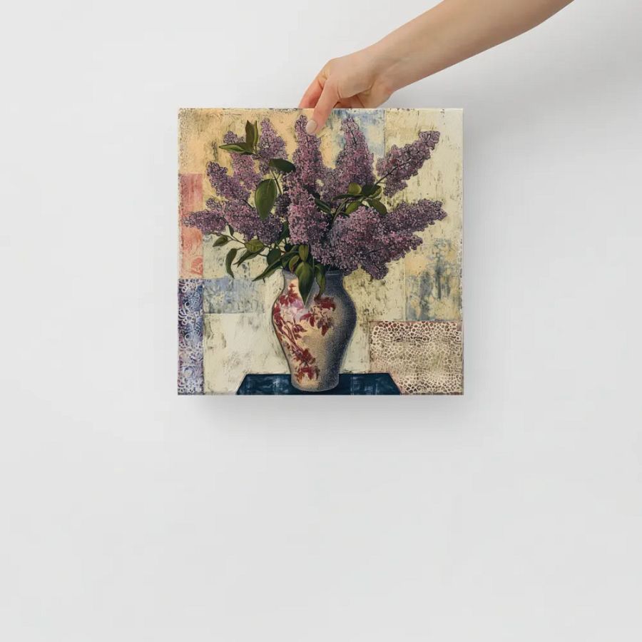 Art2401-29 Vase Flowers Still Life - Canvas Print - sm product image (10)