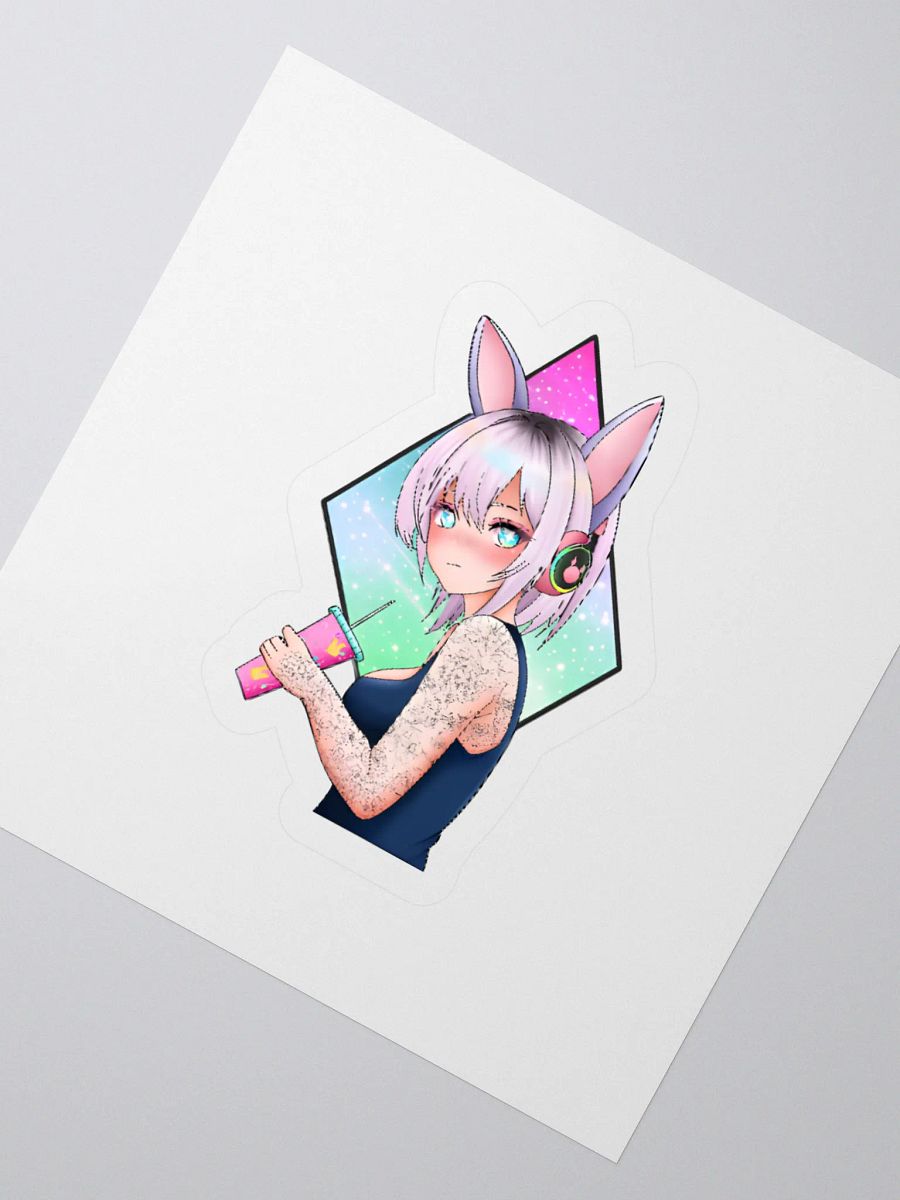 Bunny Beats Kiss Cut Stickers product image (8)