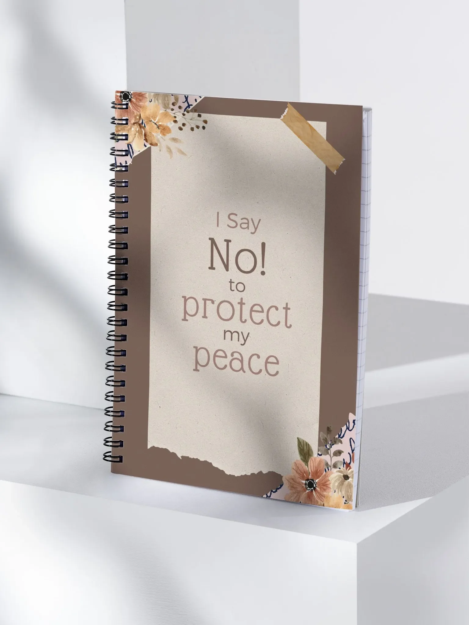 I Say NO To Protect Peace - Emotional Boundaries Journal Notebook product image (3)