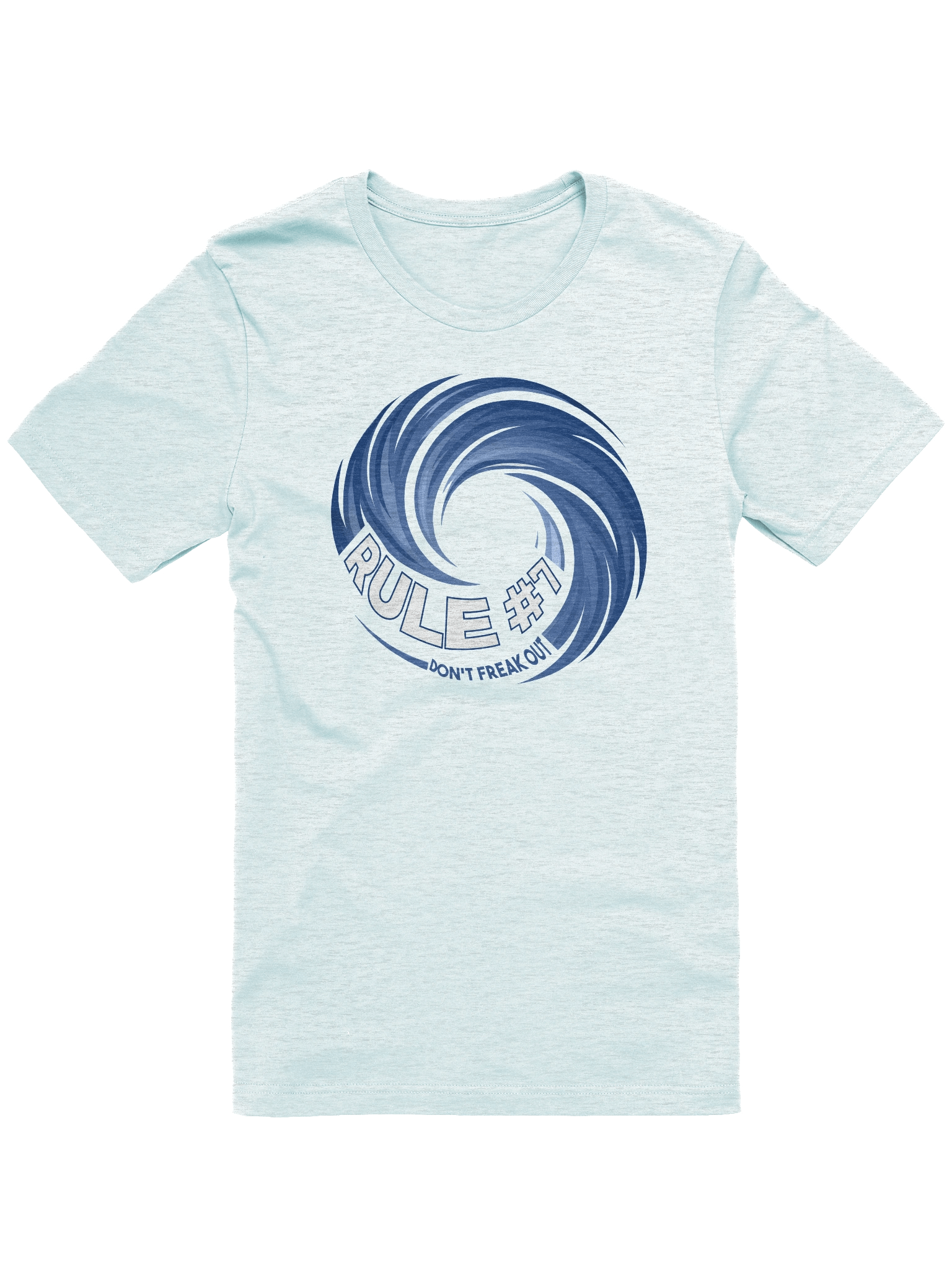 Rule #7 Women's T-Shirt Hockey Blue and White product image (109)