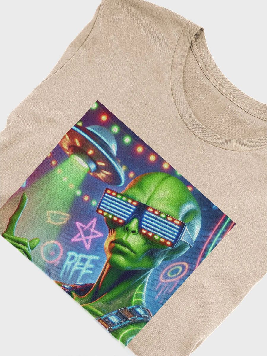 COOLEST ALIEN - DANCE MEMECOIN - PREMIUM TEE - TAN product image (4)