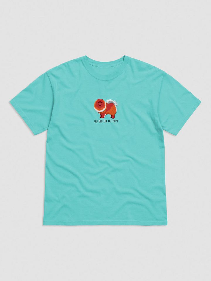 Go Big or Go Pom T-Shirt(Embroidered) of a Pomeranian product image (25)