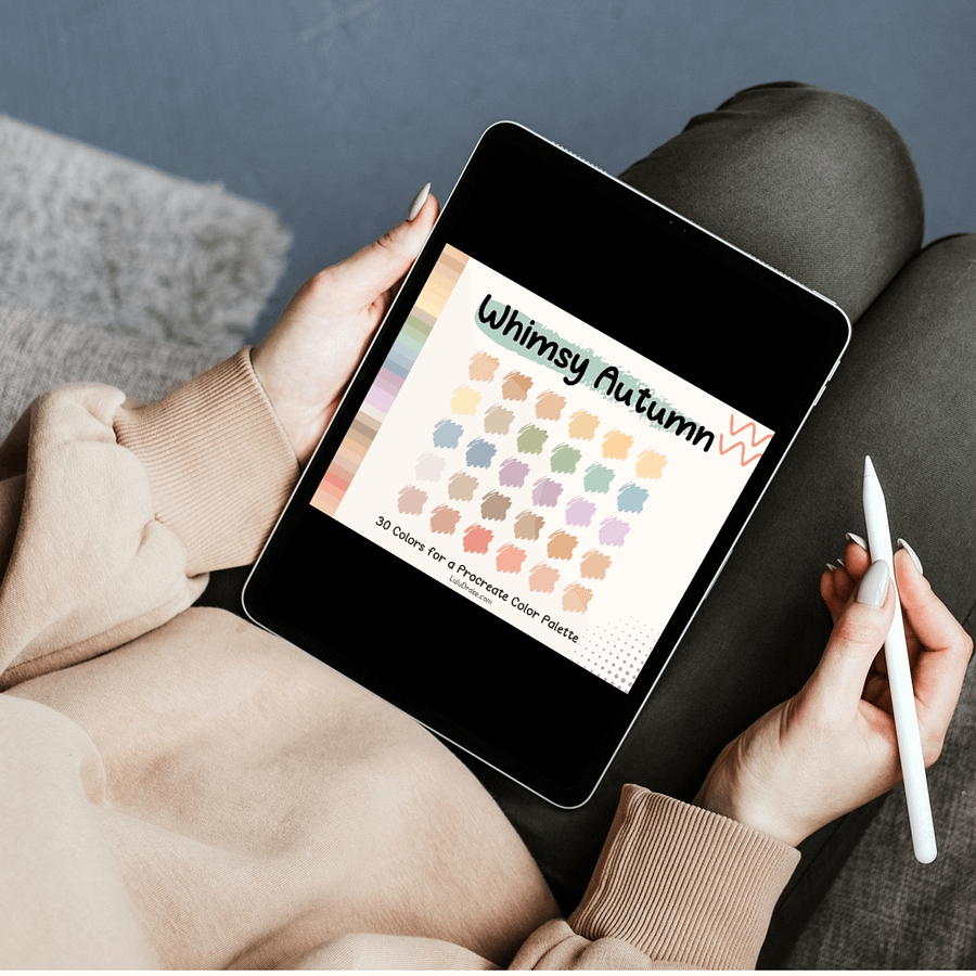 Whimsy Autumn Procreate Color Palette with HEX Codes ★ DIGITAL ★ product image (3)