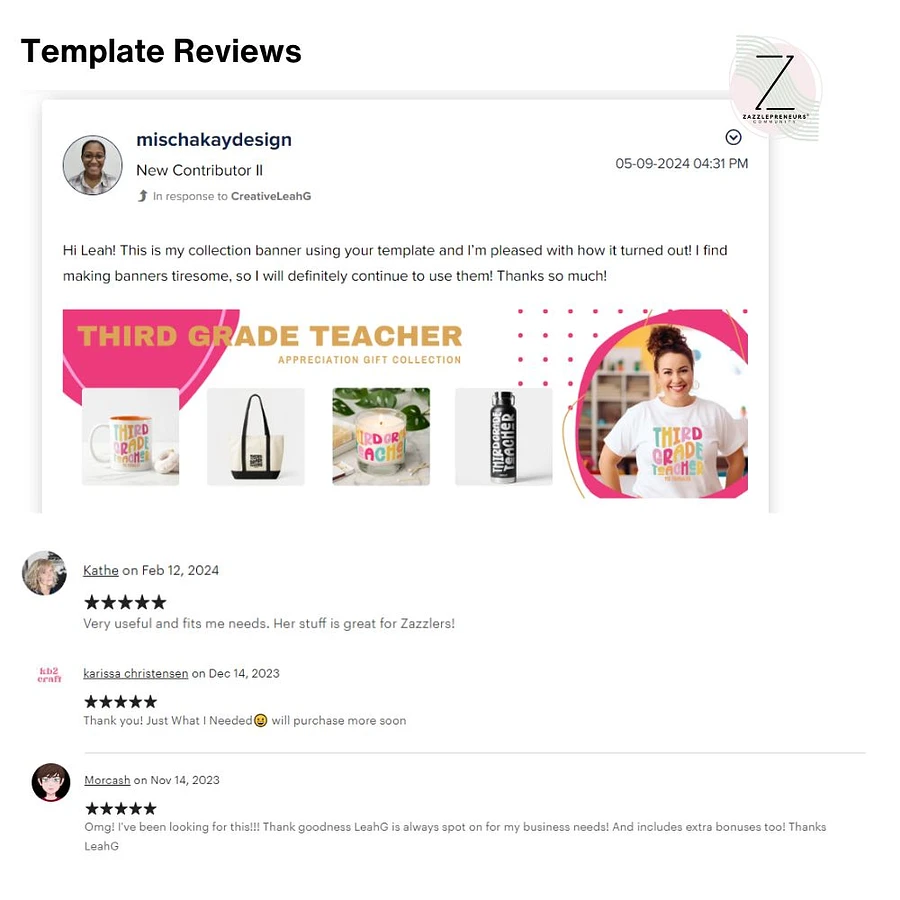 Zazzle Collection Banner Mockup Templates | Social Media Templates | Instagram product image (4)