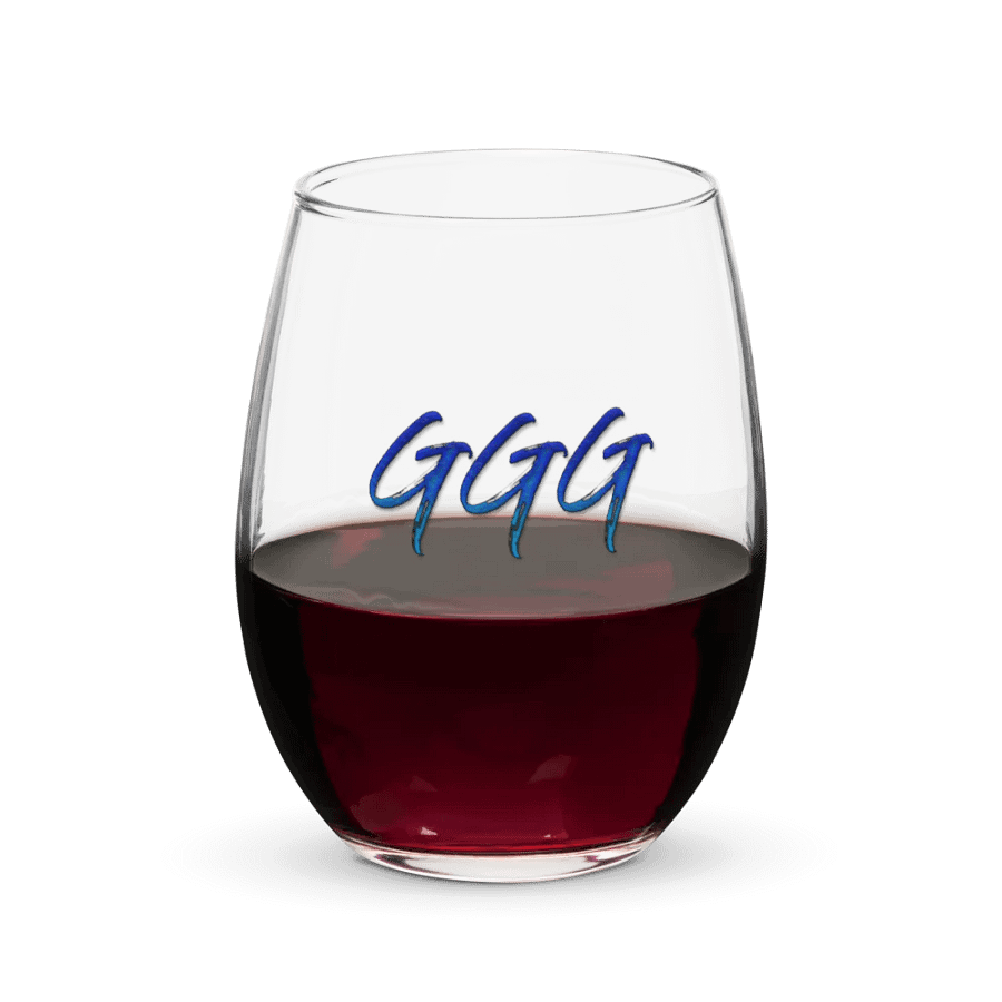 GGG Logo Wine Glass product image (5)