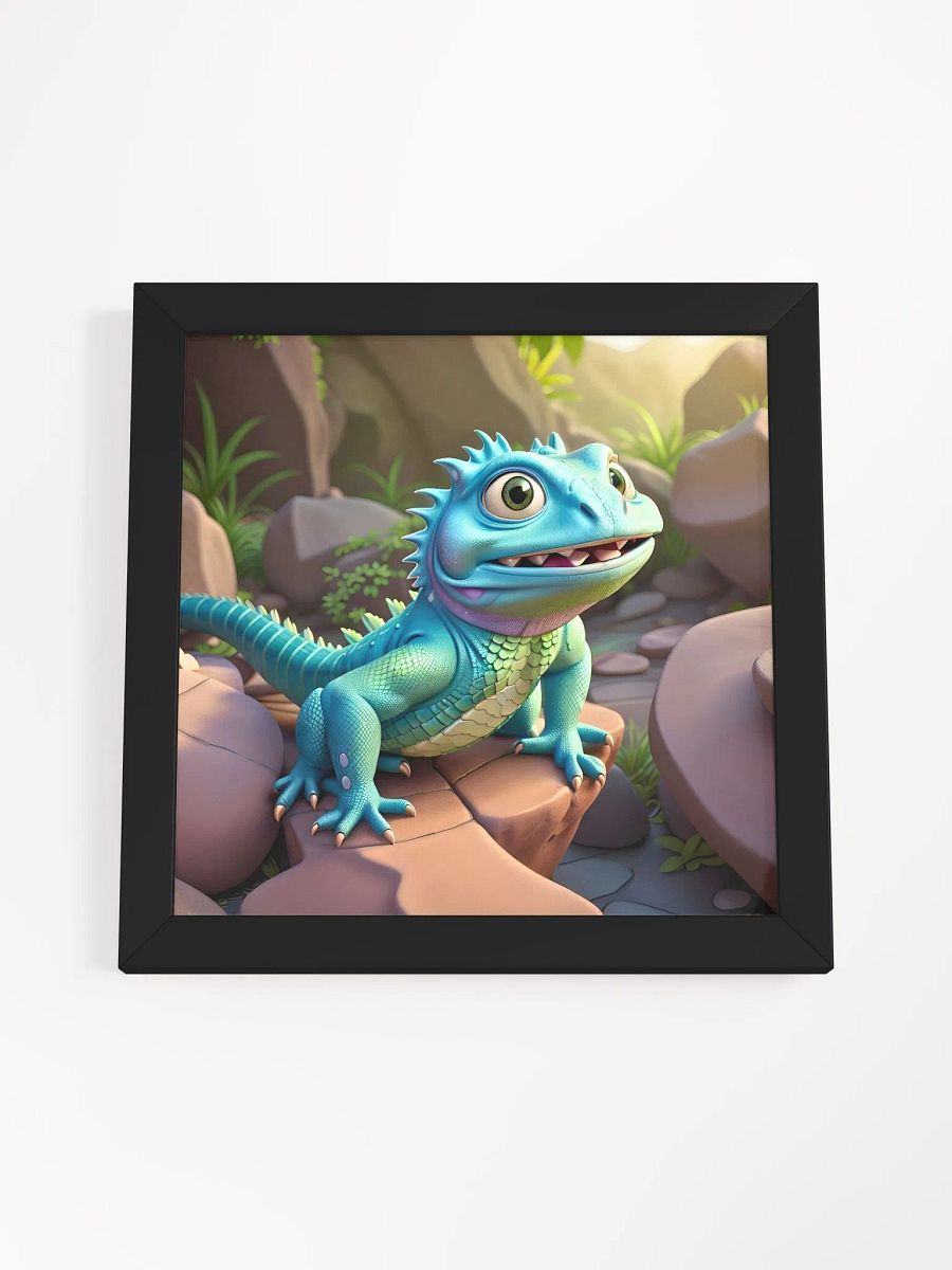 Endangered Species - Mexico - Rock Iguana Eco-Friendly Ayous Wood Framed Poster product image (4)