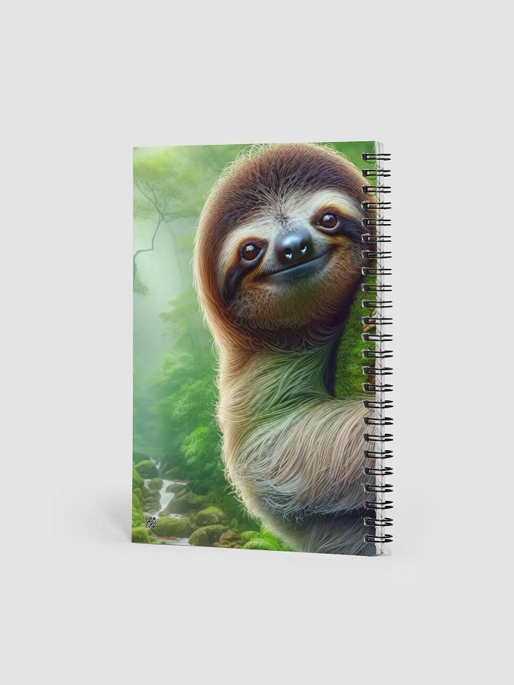 Cute Sloth For Slow & Steady Spiral Notebook Journaling product image (2)