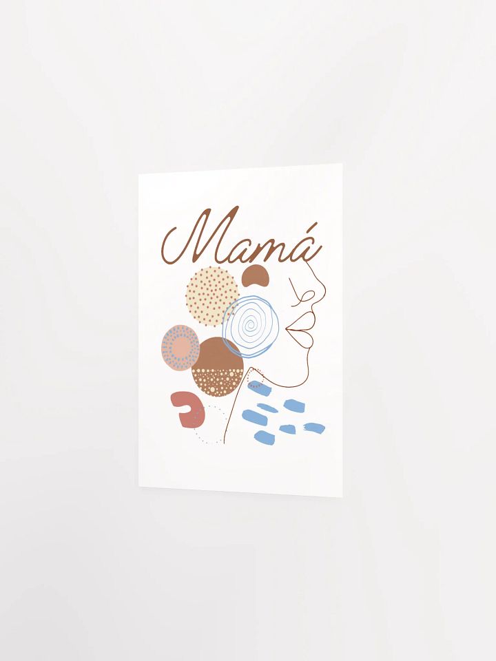 Mamá Boho Mothers Day Design Spots paper poster product image (2)