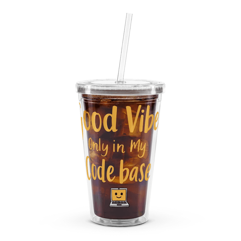 Good Vibes Only Tumbler – Code Base Edition