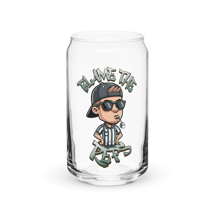 BLAME THE REFS Can-Shaped Glass product image (1)