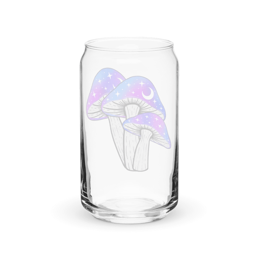 Galaxy Shrooms Glass Cup product image (8)
