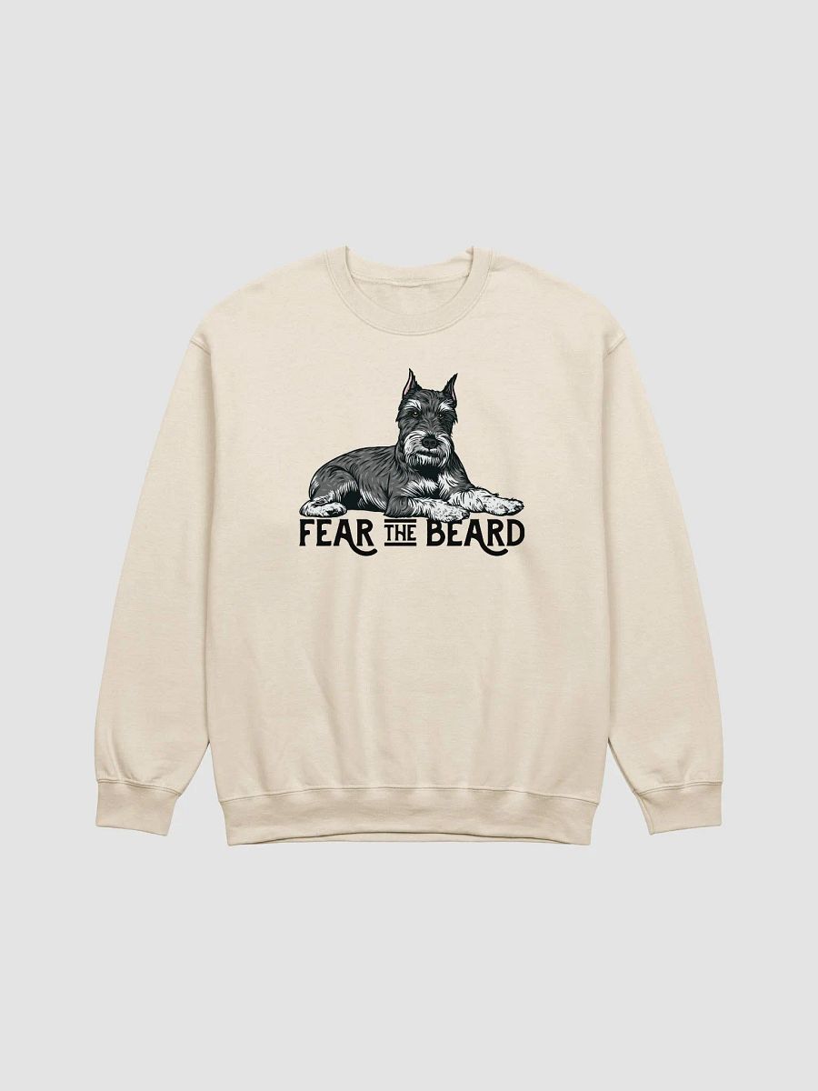 Fear the Beard Sweatshirt of a Schnauzer(Cropped) | Funny Shirt for Bearded Dog Paw-rents product image (20)