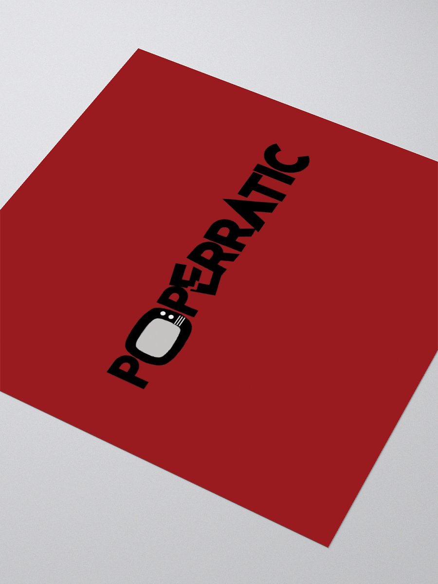 Poperratic - Logo Sticker product image (12)