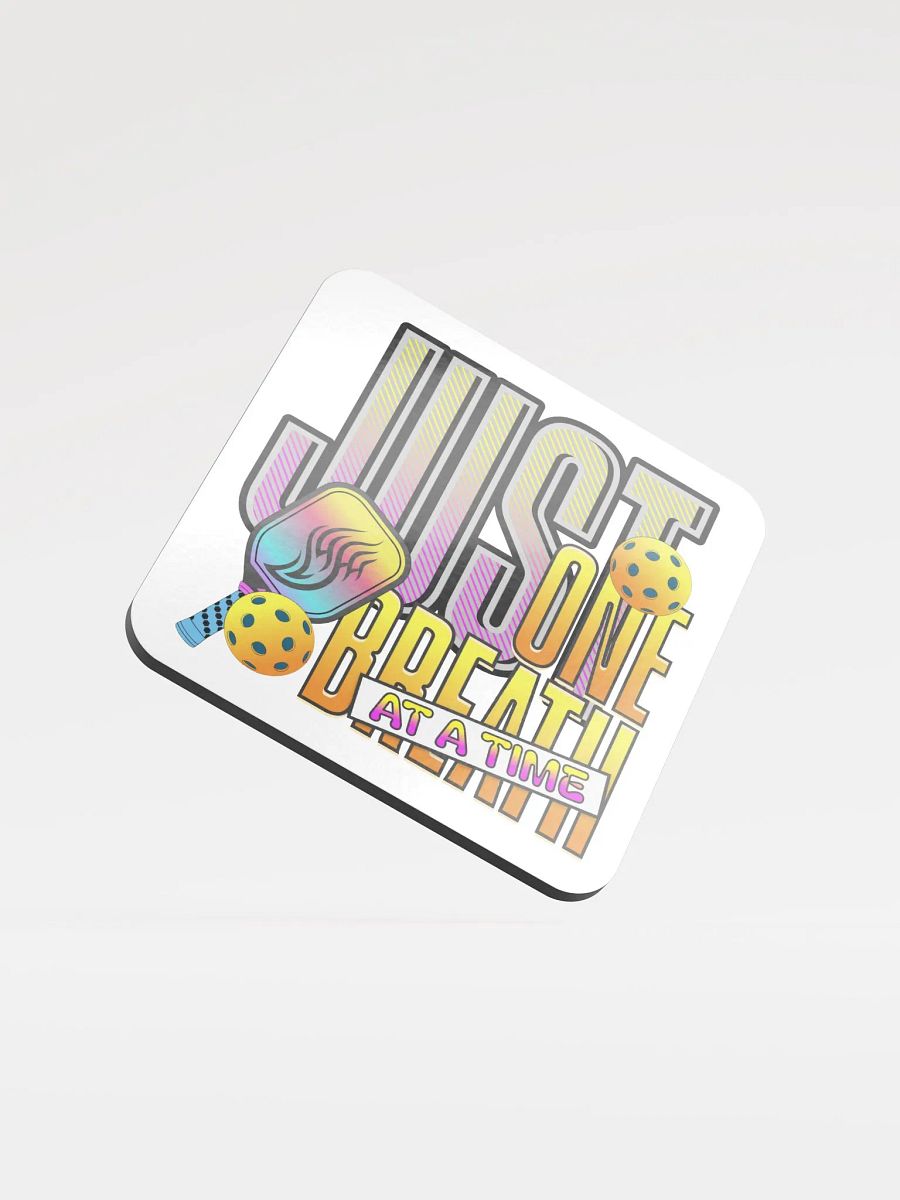 Just One Breath At A Time Pickleball Coaster product image (1)
