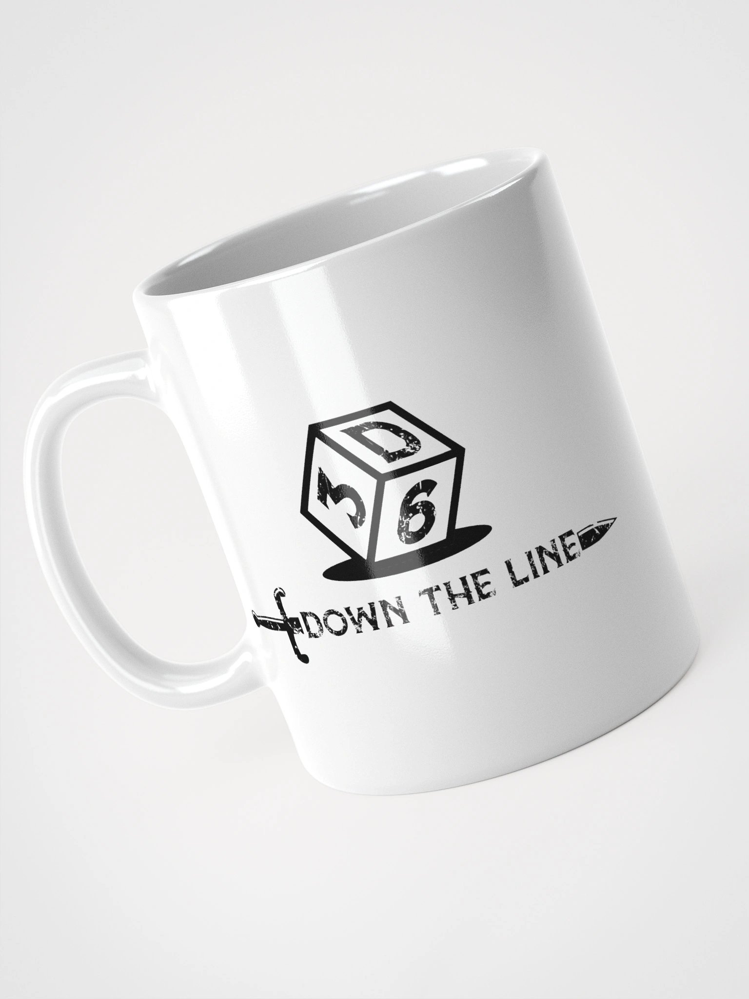 3d6 DTL Horizontal Logo on Light Mug product image (7)