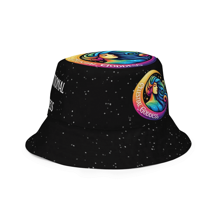 Celestial Crescent Moon Reversible Bucket Hat product image (3)